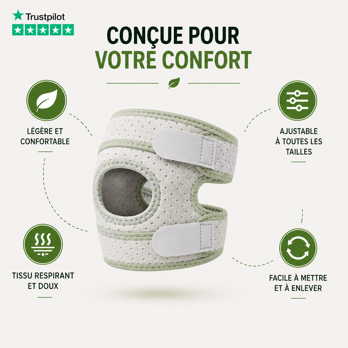 Genouillère Anti-Douleur pour Vos Activités Quotidiennes
